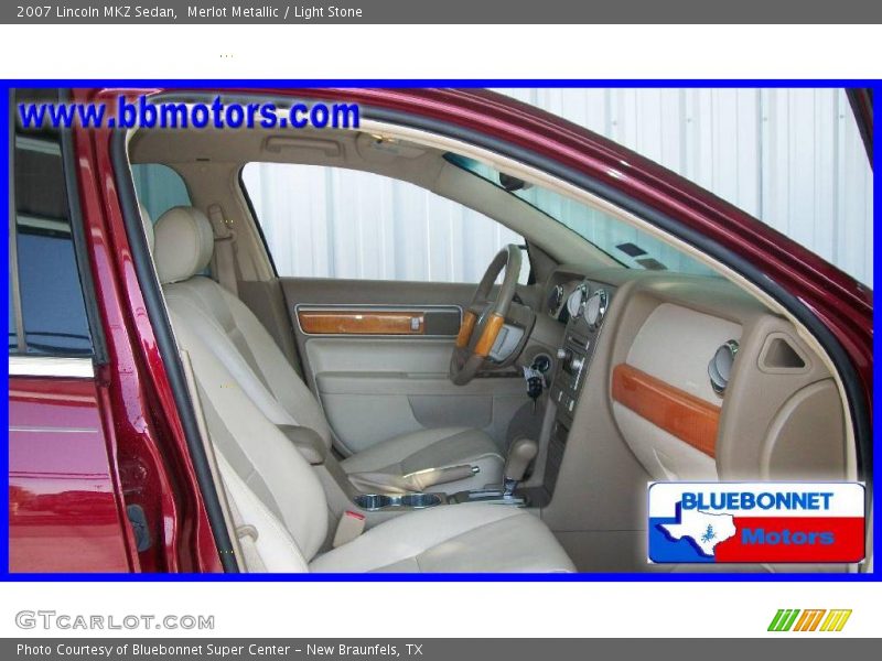 Merlot Metallic / Light Stone 2007 Lincoln MKZ Sedan
