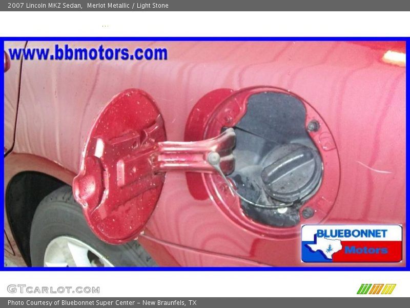 Merlot Metallic / Light Stone 2007 Lincoln MKZ Sedan