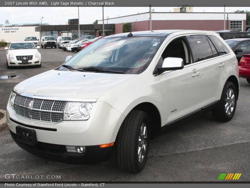 Light Sage Metallic / Charcoal Black 2007 Lincoln MKX AWD