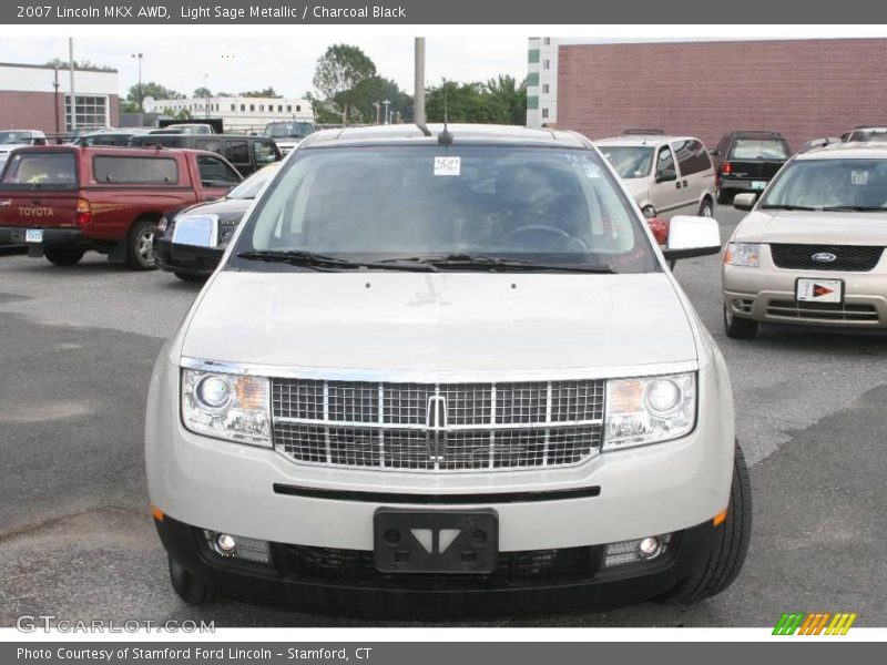 Light Sage Metallic / Charcoal Black 2007 Lincoln MKX AWD