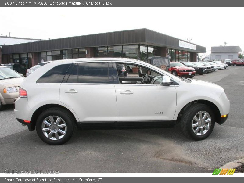 Light Sage Metallic / Charcoal Black 2007 Lincoln MKX AWD