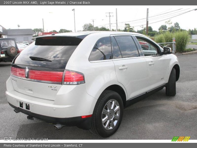 Light Sage Metallic / Charcoal Black 2007 Lincoln MKX AWD