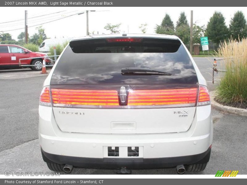 Light Sage Metallic / Charcoal Black 2007 Lincoln MKX AWD