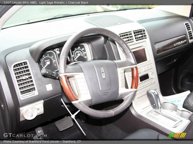 Light Sage Metallic / Charcoal Black 2007 Lincoln MKX AWD