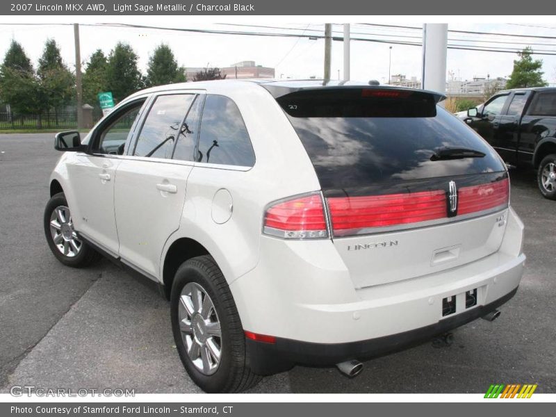 Light Sage Metallic / Charcoal Black 2007 Lincoln MKX AWD