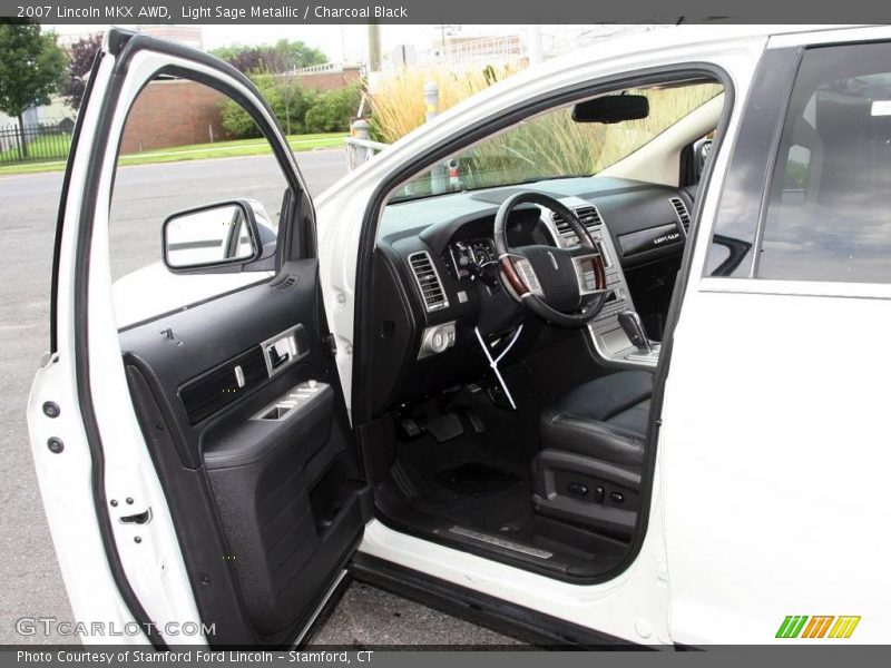 Light Sage Metallic / Charcoal Black 2007 Lincoln MKX AWD