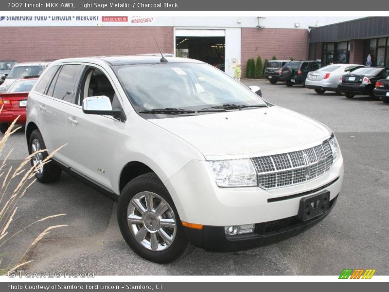 Light Sage Metallic / Charcoal Black 2007 Lincoln MKX AWD