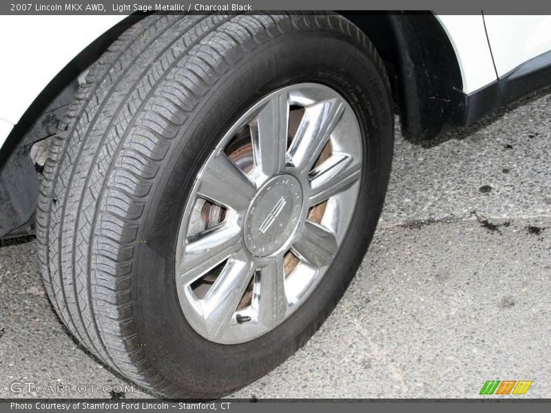 Light Sage Metallic / Charcoal Black 2007 Lincoln MKX AWD