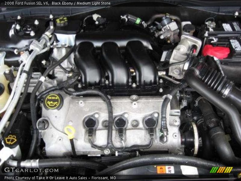 Black Ebony / Medium Light Stone 2008 Ford Fusion SEL V6