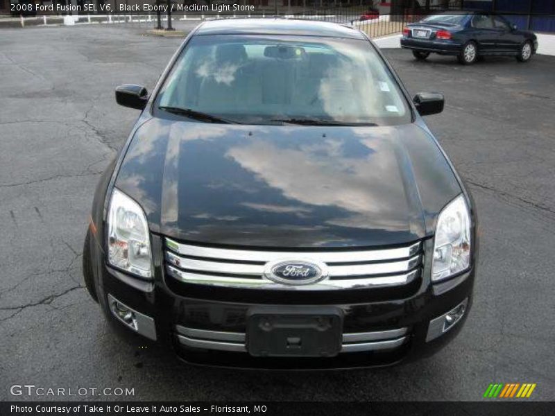 Black Ebony / Medium Light Stone 2008 Ford Fusion SEL V6
