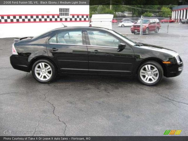 Black Ebony / Medium Light Stone 2008 Ford Fusion SEL V6