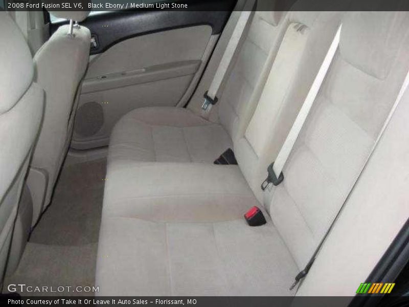 Black Ebony / Medium Light Stone 2008 Ford Fusion SEL V6