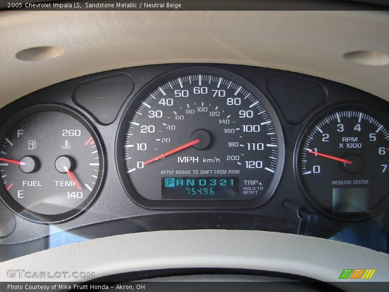Sandstone Metallic / Neutral Beige 2005 Chevrolet Impala LS