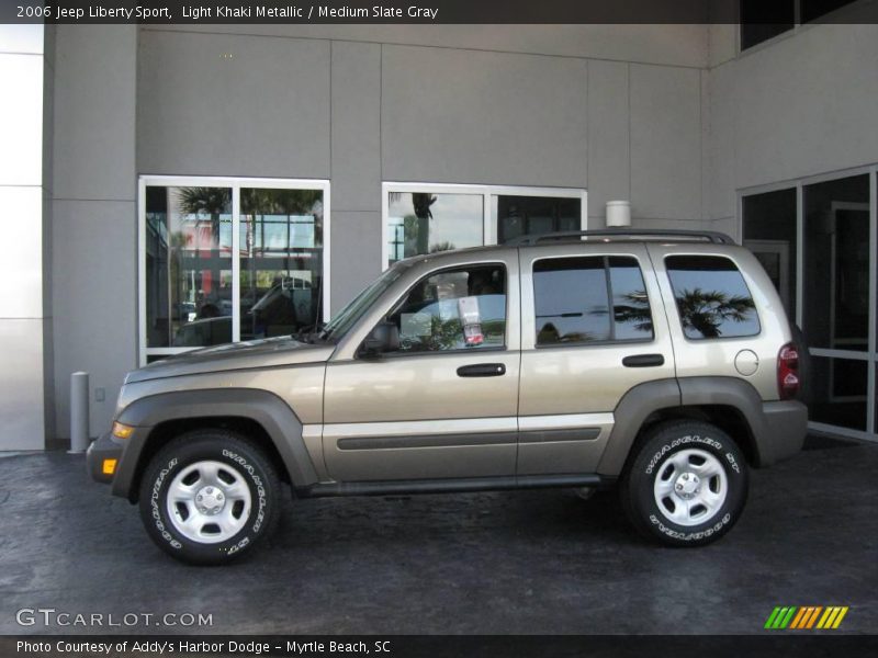 Light Khaki Metallic / Medium Slate Gray 2006 Jeep Liberty Sport