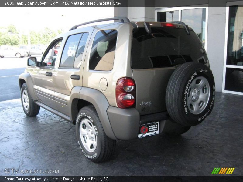 Light Khaki Metallic / Medium Slate Gray 2006 Jeep Liberty Sport