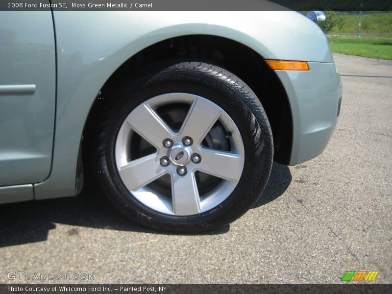 Moss Green Metallic / Camel 2008 Ford Fusion SE