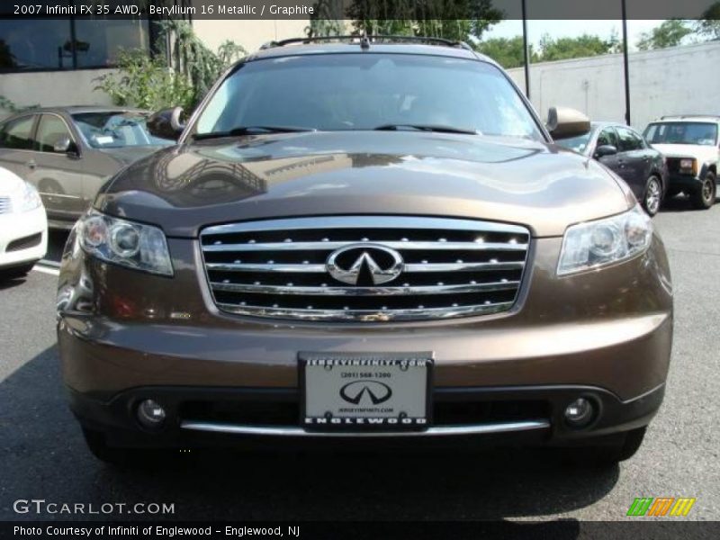 Beryllium 16 Metallic / Graphite 2007 Infiniti FX 35 AWD
