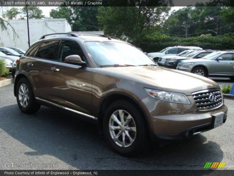 Beryllium 16 Metallic / Graphite 2007 Infiniti FX 35 AWD
