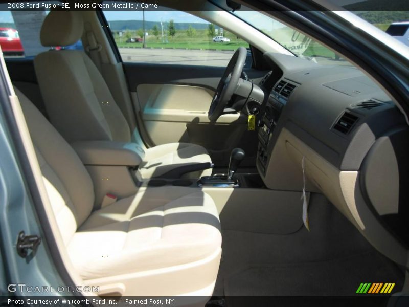 Moss Green Metallic / Camel 2008 Ford Fusion SE