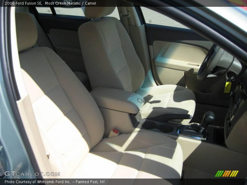 Moss Green Metallic / Camel 2008 Ford Fusion SE