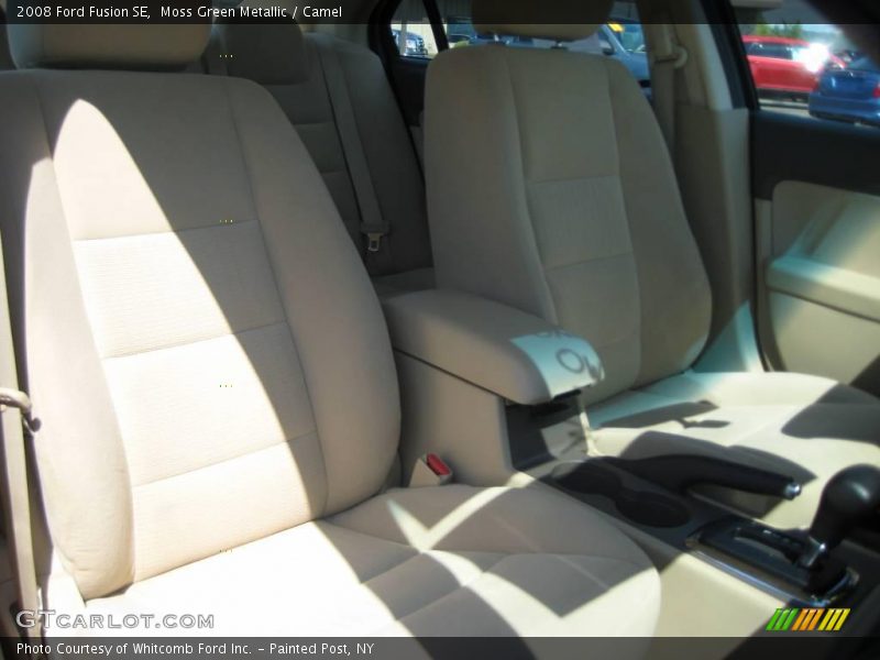 Moss Green Metallic / Camel 2008 Ford Fusion SE
