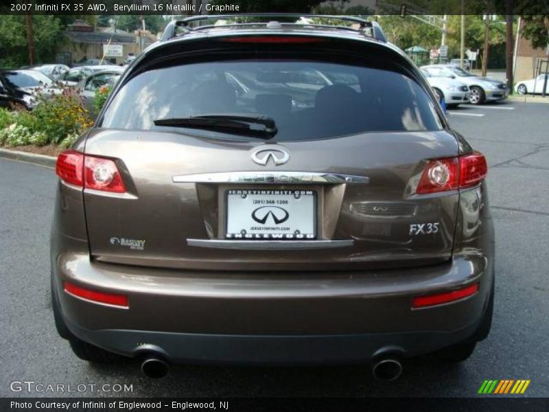 Beryllium 16 Metallic / Graphite 2007 Infiniti FX 35 AWD