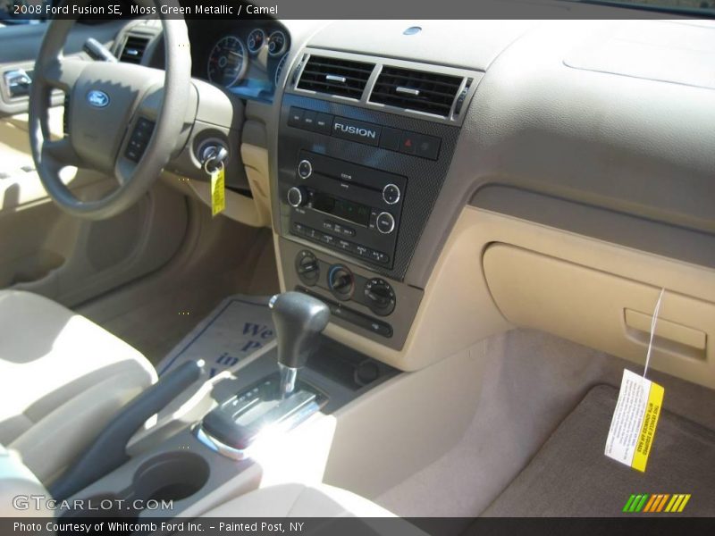 Moss Green Metallic / Camel 2008 Ford Fusion SE