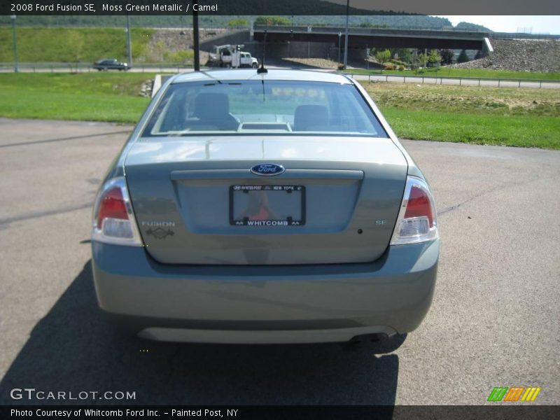 Moss Green Metallic / Camel 2008 Ford Fusion SE