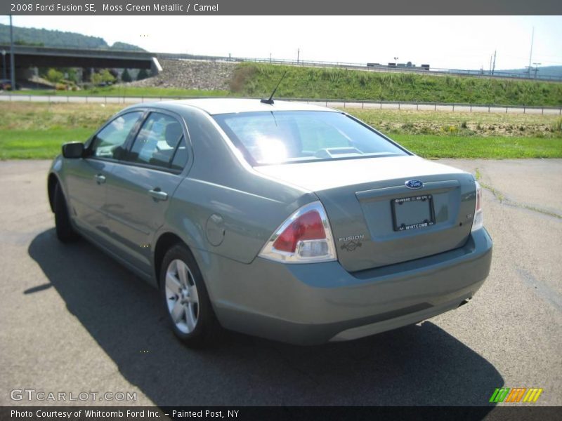 Moss Green Metallic / Camel 2008 Ford Fusion SE