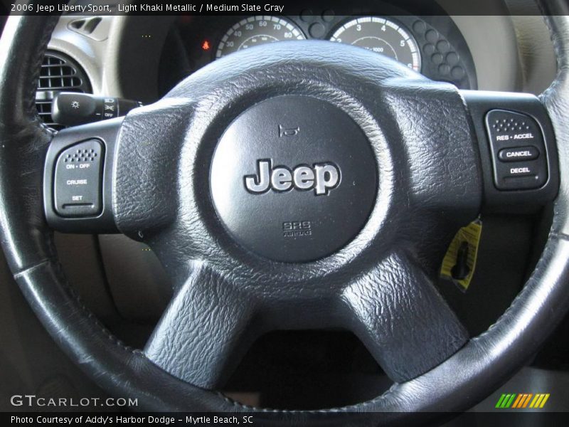 Light Khaki Metallic / Medium Slate Gray 2006 Jeep Liberty Sport