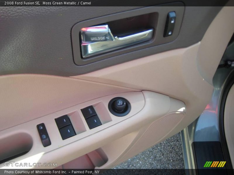 Moss Green Metallic / Camel 2008 Ford Fusion SE