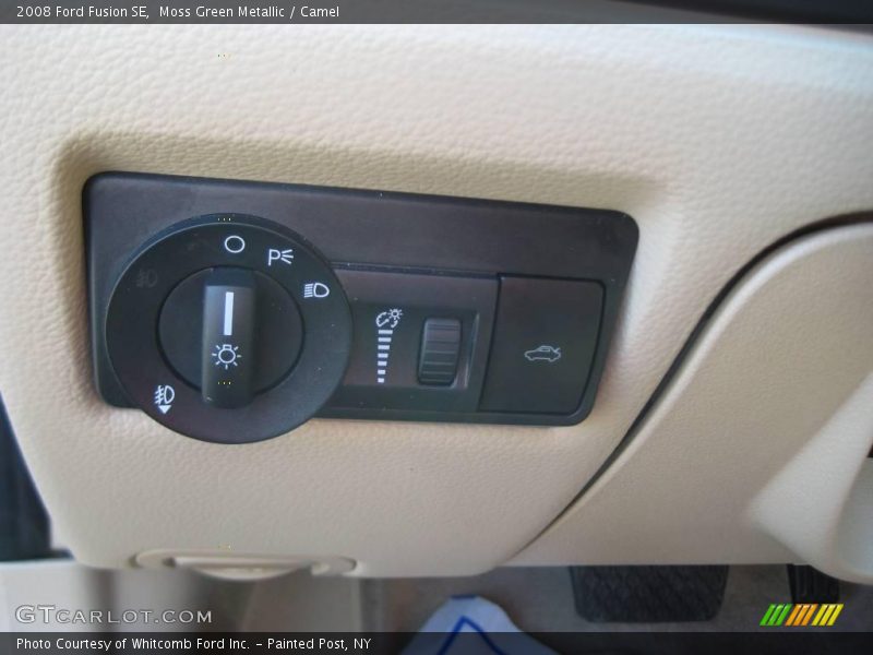 Moss Green Metallic / Camel 2008 Ford Fusion SE