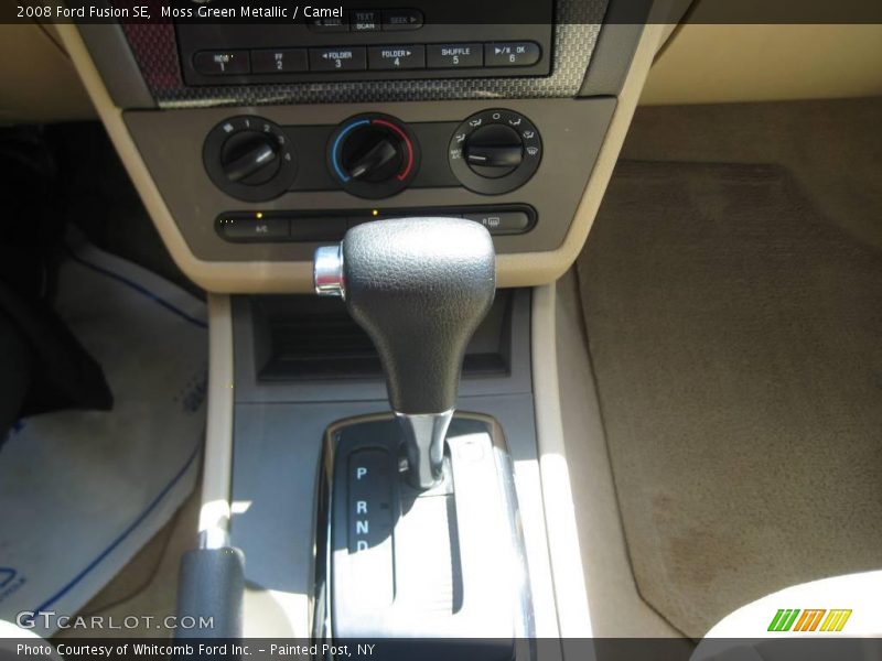 Moss Green Metallic / Camel 2008 Ford Fusion SE