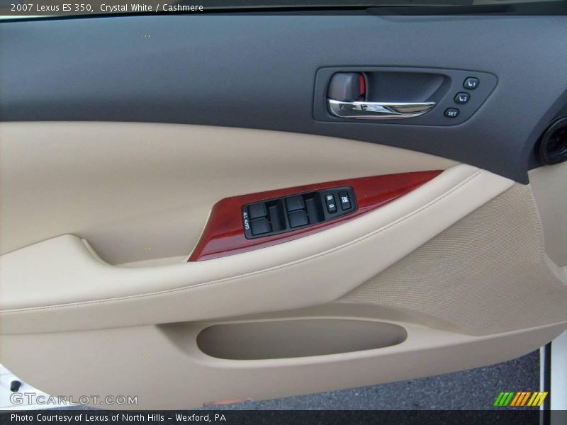 Crystal White / Cashmere 2007 Lexus ES 350