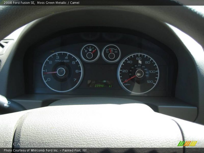 Moss Green Metallic / Camel 2008 Ford Fusion SE
