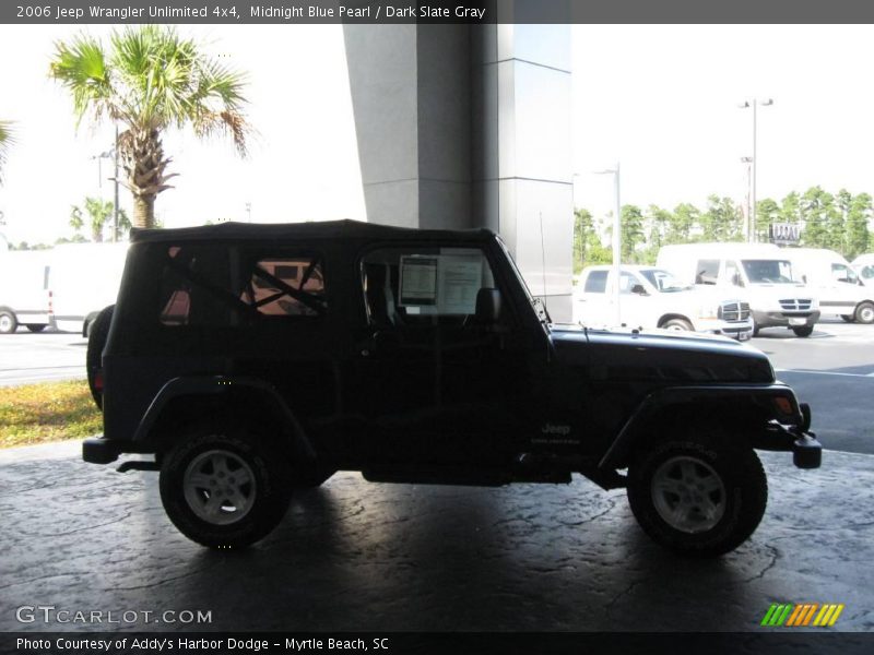 Midnight Blue Pearl / Dark Slate Gray 2006 Jeep Wrangler Unlimited 4x4