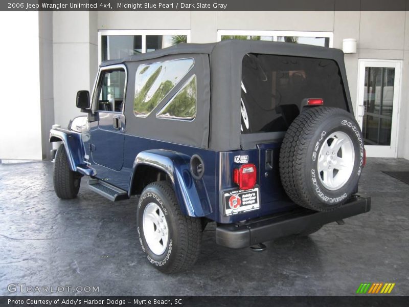 Midnight Blue Pearl / Dark Slate Gray 2006 Jeep Wrangler Unlimited 4x4