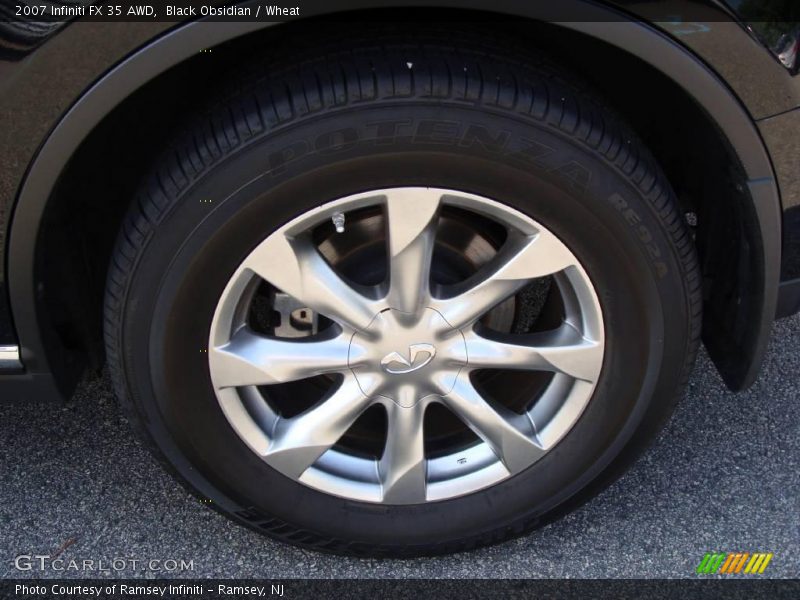 Black Obsidian / Wheat 2007 Infiniti FX 35 AWD
