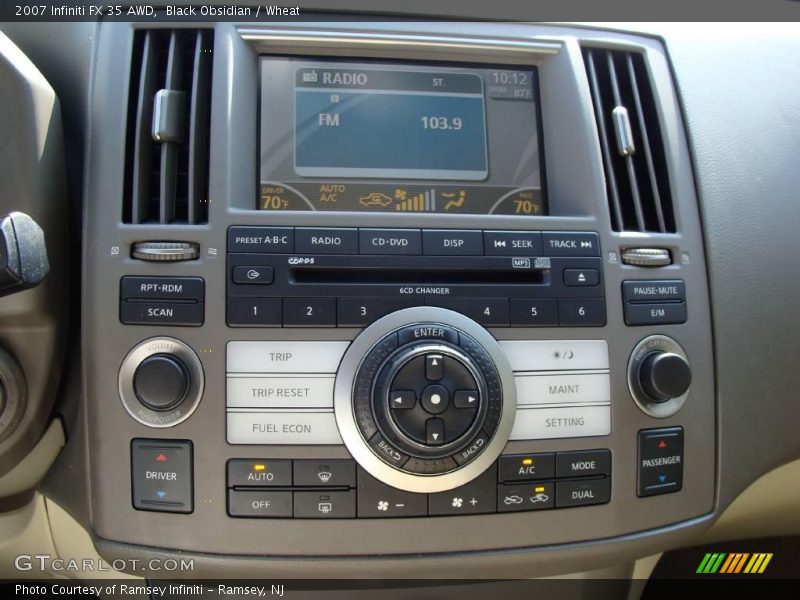 Black Obsidian / Wheat 2007 Infiniti FX 35 AWD