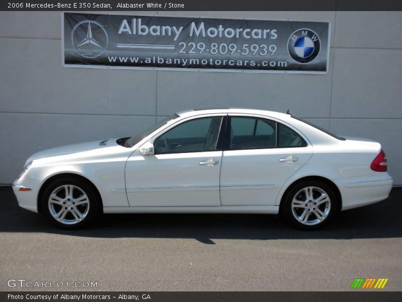 Alabaster White / Stone 2006 Mercedes-Benz E 350 Sedan