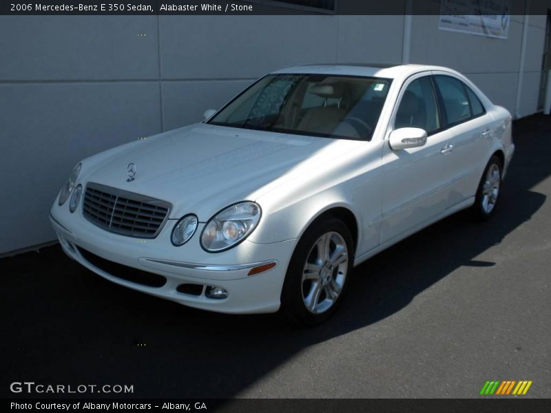 Alabaster White / Stone 2006 Mercedes-Benz E 350 Sedan