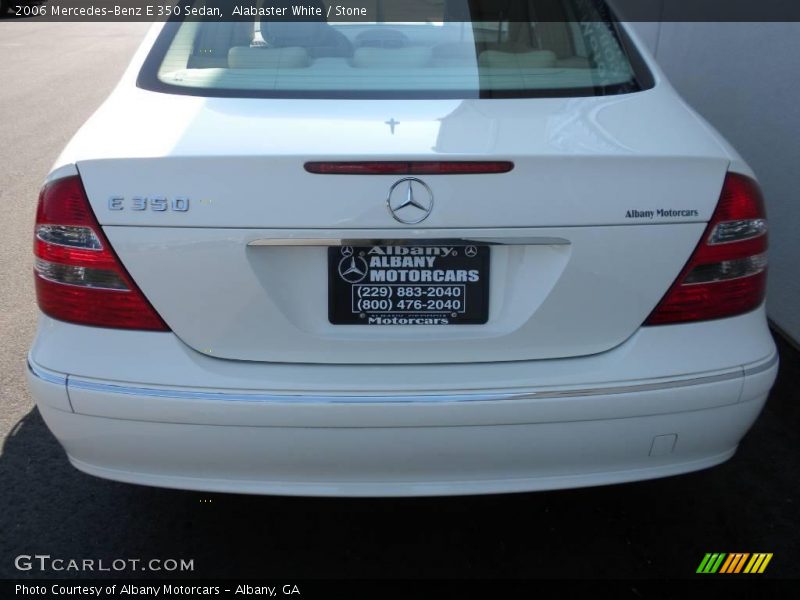 Alabaster White / Stone 2006 Mercedes-Benz E 350 Sedan