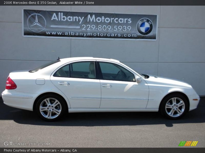 Alabaster White / Stone 2006 Mercedes-Benz E 350 Sedan