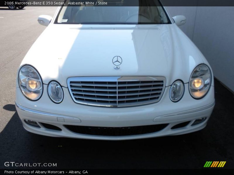 Alabaster White / Stone 2006 Mercedes-Benz E 350 Sedan