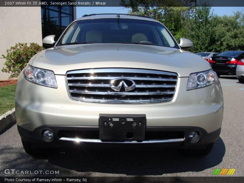Serengeti Sand Metallic / Wheat 2007 Infiniti FX 35 AWD