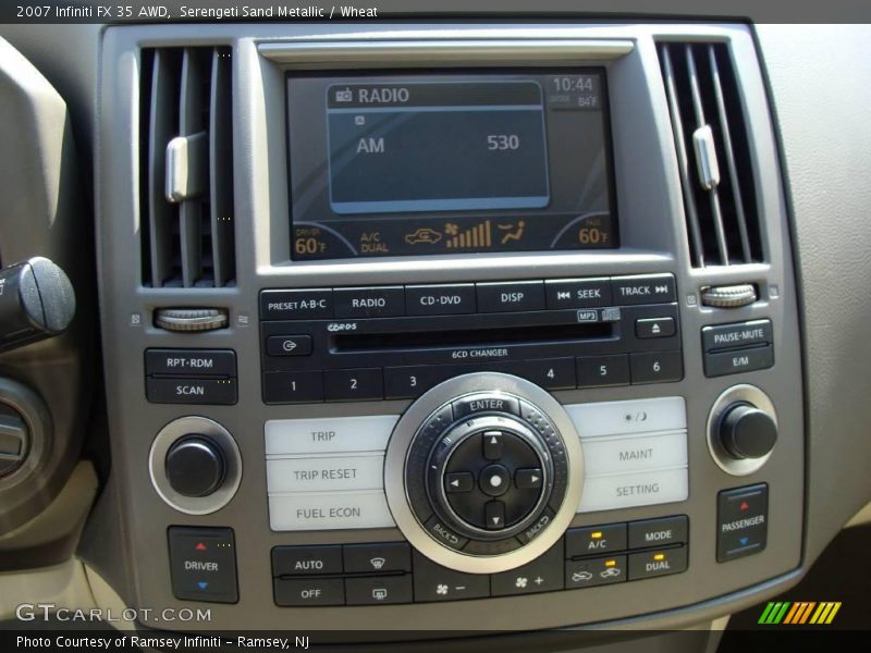 Serengeti Sand Metallic / Wheat 2007 Infiniti FX 35 AWD