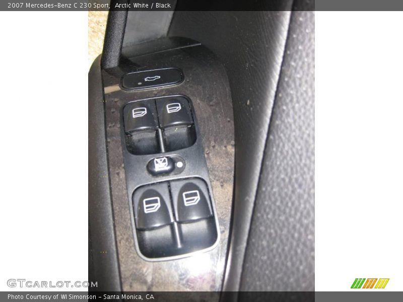 Arctic White / Black 2007 Mercedes-Benz C 230 Sport