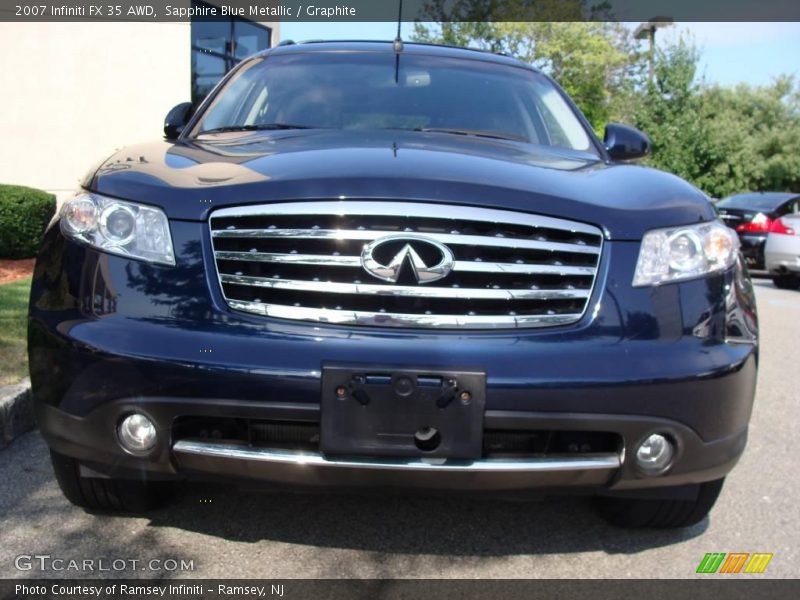 Sapphire Blue Metallic / Graphite 2007 Infiniti FX 35 AWD