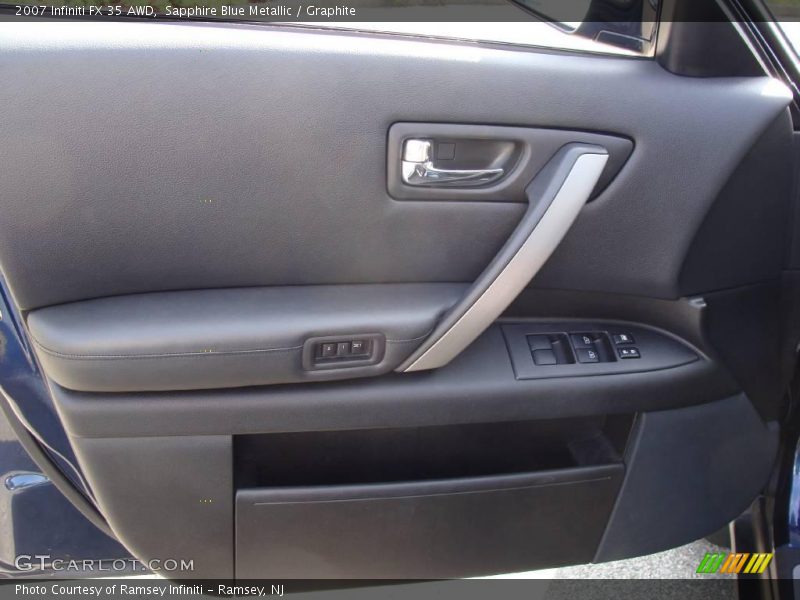 Sapphire Blue Metallic / Graphite 2007 Infiniti FX 35 AWD