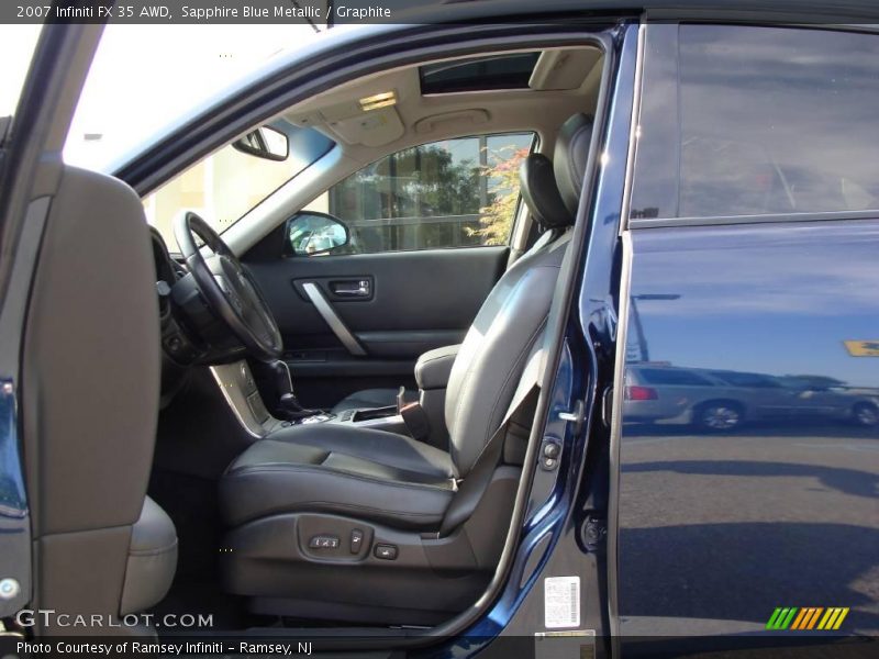 Sapphire Blue Metallic / Graphite 2007 Infiniti FX 35 AWD